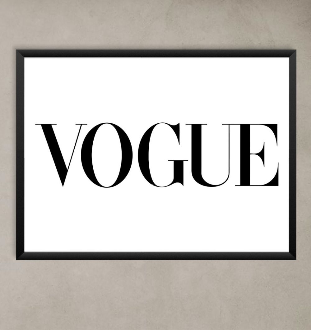 Cuadro Fashion Vogue 60x45 cm